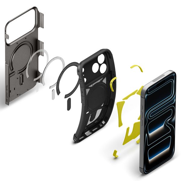 Spigen Tough Armor Backcover MagSafe Apple iPhone 18 Pro / 17 Pro - Gunmetal