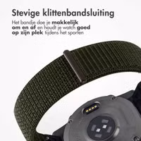 imoshion QuickFit® Nylon bandje  - Garmin 20 mm aansluiting - Maat L/XL - Groen
