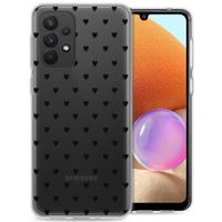 imoshion Design hoesje Samsung Galaxy A33 - Hartjes - Zwart