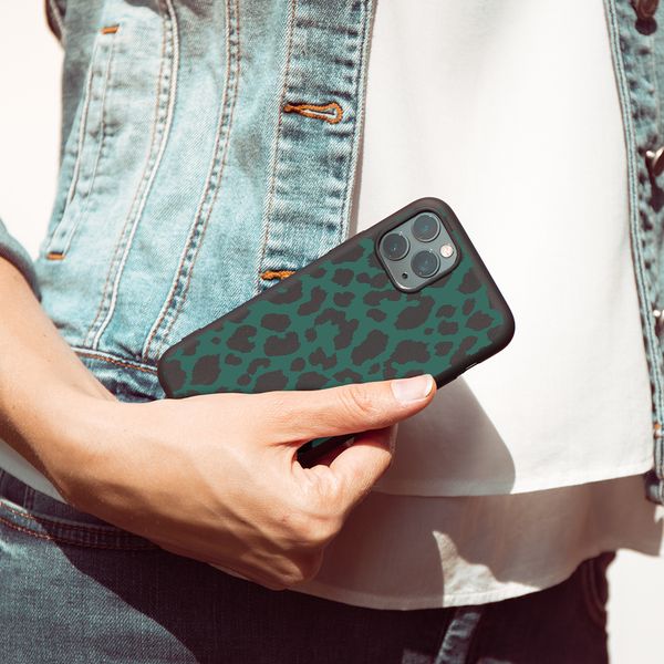 imoshion Design hoesje iPhone 11 Pro - Luipaard - Groen / Zwart