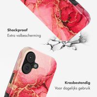 Selencia Vivid Backcover met MagSafe Apple iPhone 17 - Rosy Marble