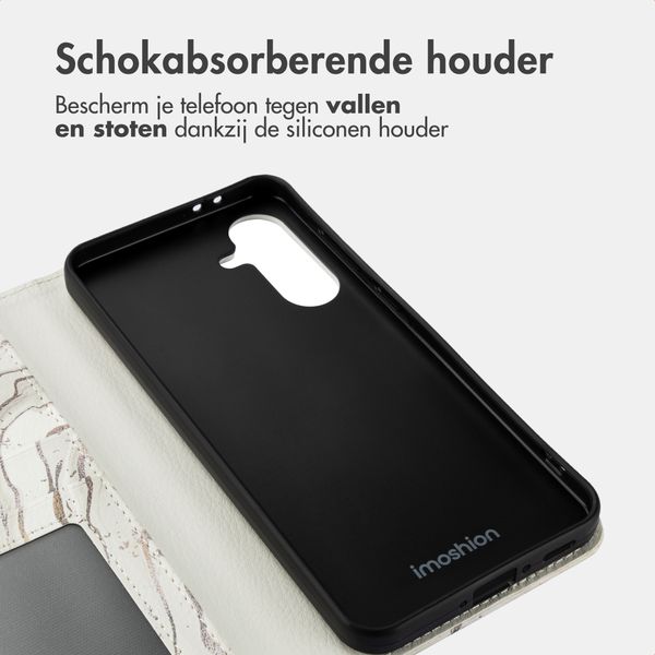 imoshion Design Bookcase Samsung Galaxy A36 - Sandy Marble