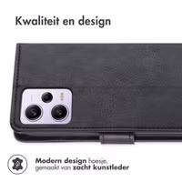 imoshion Luxe Bookcase Xiaomi Redmi Note 12 Pro (5G) - Zwart