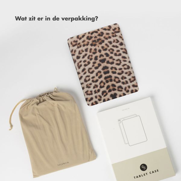 Selencia Vivid tablethoes Apple iPad 6 (2018) 9.7 inch / iPad 5 (2017) 9.7 inch - Wild Leo