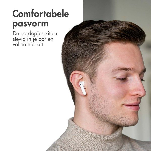 imoshion Aura Earbuds - Draadloze oordopjes - Bluetooth draadloze oortjes - Wit