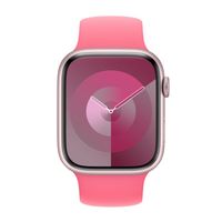 Apple Siliconen solobandje Apple Watch | 38/40/41/42 mm - Maat 4 - Pink