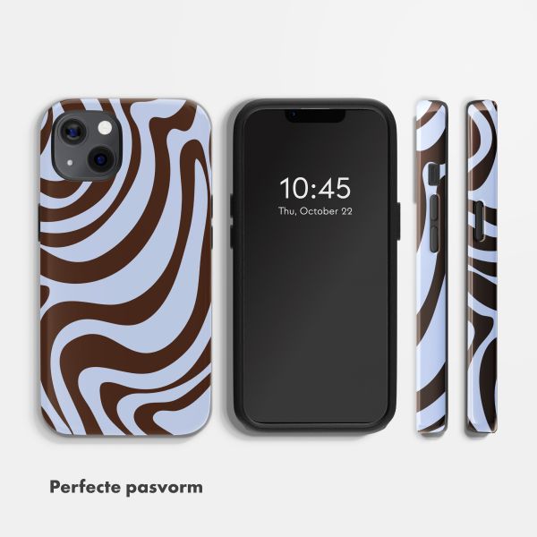 Selencia Vivid Backcover Apple iPhone 13 / 13 Pro - Dream Swirl Chocolate