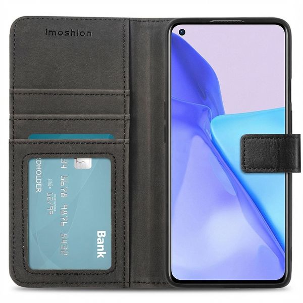 imoshion Luxe Bookcase OnePlus 9 - Zwart