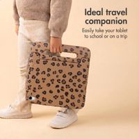 imoshion Kidsproof Design Back Cover with Handle Apple iPad 9 (2021) 10.2 inch / iPad 8 (2020) 10.2 inch / iPad 7 (2019) 10.2 inch - Leopard Print