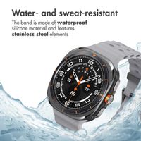 imoshion Ocean Silicone Band Samsung Galaxy Watch Ultra 2 (2026) / Ultra (2024/2025) - Brown Gray
