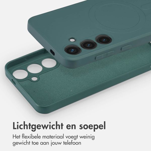 imoshion Color Backcover met MagSafe Samsung Galaxy S24 Plus - Donkergroen