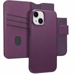 Accezz Leather Bookcase 2-in-1 met MagSafe Apple iPhone 14 - Heath Purple