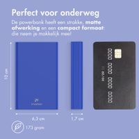 imoshion Ultra Series Aluminium Powerbank 10.000 mAh - Quick Charge en Power Delivery - Cobalt Blue