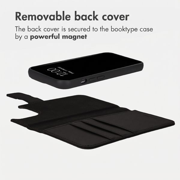 imoshion Detachable 2-in-1 Luxury Bookcase Apple iPhone 13 Pro - Black
