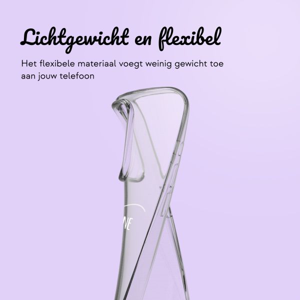 Hoesje met eigen foto en/of tekst Apple iPhone 15 - Sierlijk hartje