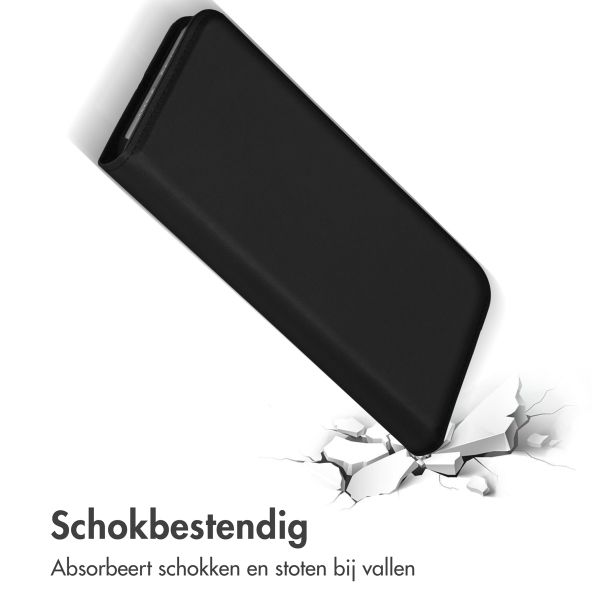 Accezz Premium Leather Slim Bookcase Apple iPhone 14 Plus - Zwart