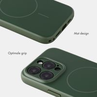 Accezz Grip Backcover met MagSafe Apple iPhone 15 Pro - Donkergroen