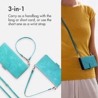 imoshion Bookcase with Strap Apple iPhone 16 - Turquoise