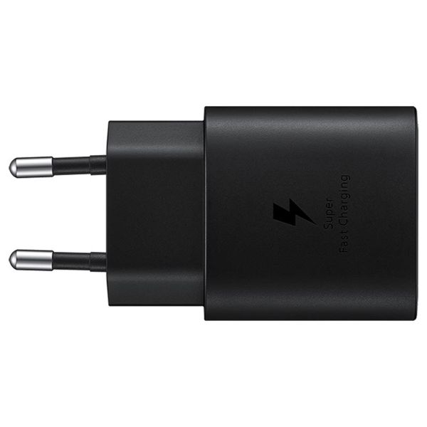 Samsung Originele Fast Charging Adapter USB-C - Oplader - USB-C aansluiting - 25 Watt - Zwart