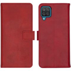 imoshion Luxe Bookcase Samsung Galaxy A12 - Rood