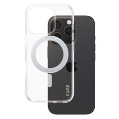 CARE by PanzerGlass Kickstand Case MagSafe Apple iPhone 16 Pro - Silver
