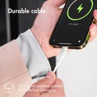 Accezz Lightning naar USB kabel iPhone 5 / 5s - MFi certificering - 1 meter - Wit