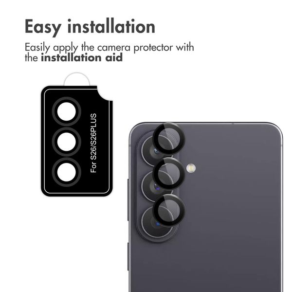 imoshion Camera Protector Glass 2-pack Samsung Galaxy S26 Ultra - Black