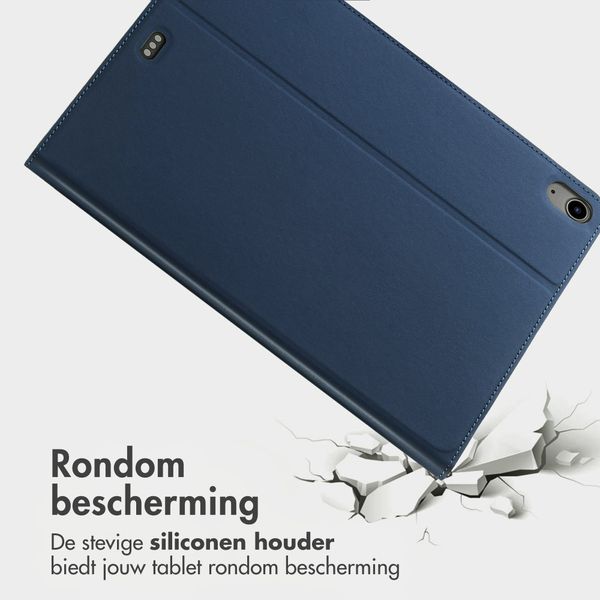 Accezz Classic Tablet Case Apple iPad Air 11 inch (2025) M3 / (2024) M2 / Air 5 (2022) / Air 4 (2020) - Donkerblauw