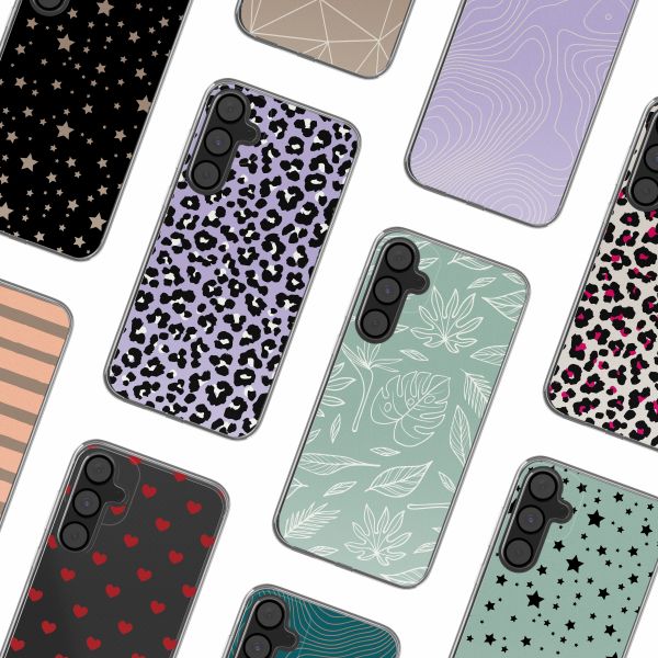 imoshion Design hoesje Samsung Galaxy A55 - Leopard Lilac