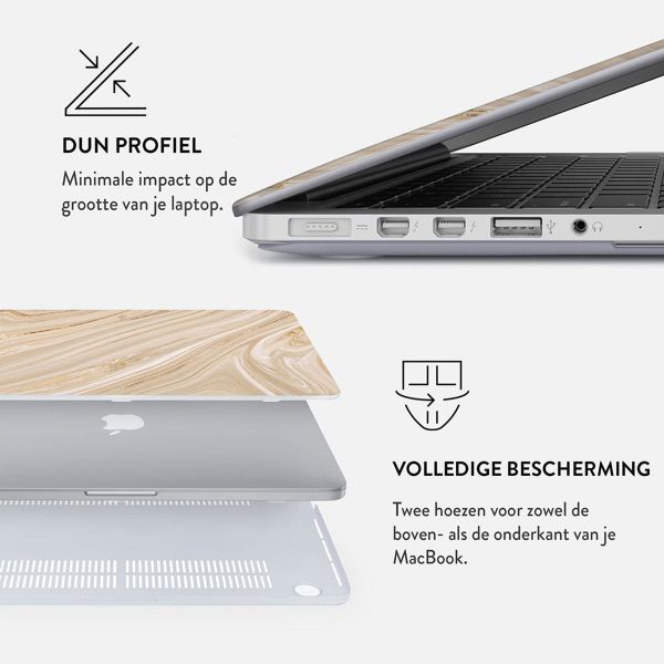 Burga Hardshell Cover voor de MacBook Pro 16 inch (2021 / 2023 M3 chip / 2024 M4 chip) - A2485 / A2780 / A2991 / A3186 / A3403 - Full Glam