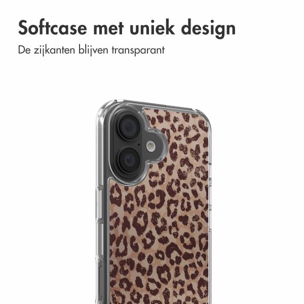 imoshion Design hoesje Apple iPhone 16 - Leopard Mood