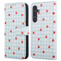 imoshion Design Bookcase Samsung Galaxy S25 FE - Cherry Check