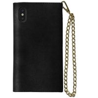 iDeal of Sweden Mayfair Clutch Velvet iPhone Xs Max - Zwart