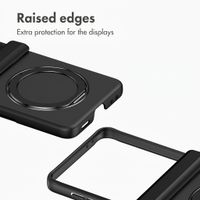 Accezz Colour Back Cover with MagSafe and Ring Stand Samsung Galaxy Z Flip 8 - Black