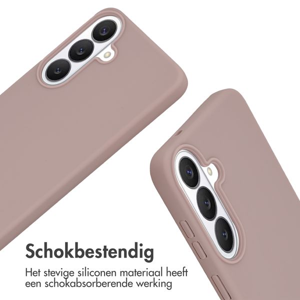 imoshion Siliconen hoesje met koord Samsung Galaxy S26 FE - Sand Pink
