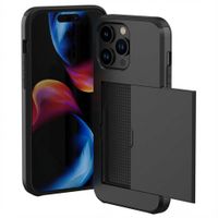 imoshion Backcover met pasjeshouder Apple iPhone 15 Pro Max - Zwart