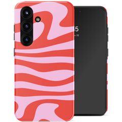 Selencia Vivid Backcover met MagSafe Samsung Galaxy S25 - Dream Swirl Pink