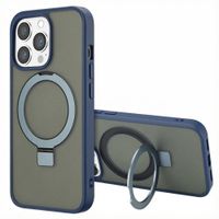 Accezz Ring Stand Backcover met MagSafe Apple iPhone 13 Pro - Blauw