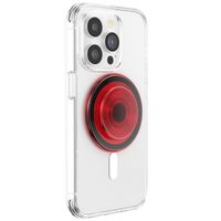 PopSockets PopGrip MagSafe Round - Translucent Danger Red