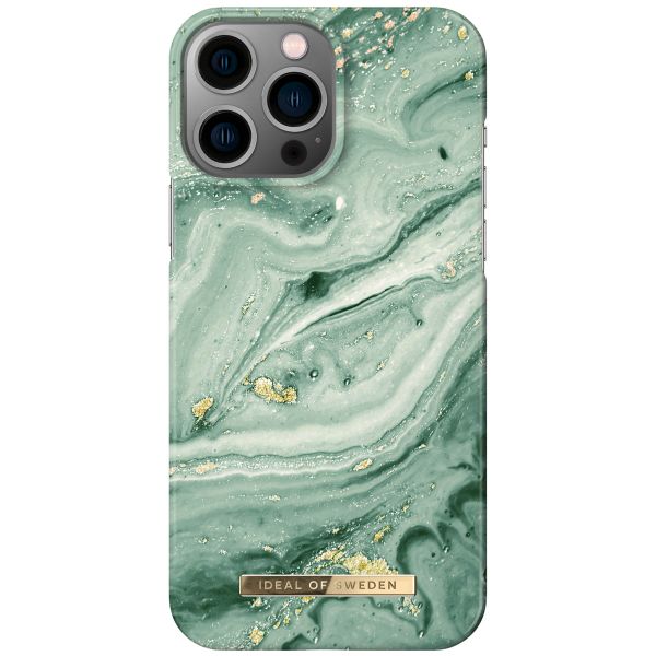 iDeal of Sweden Fashion Backcover iPhone 14 Pro Max - Mint Swirl Marble