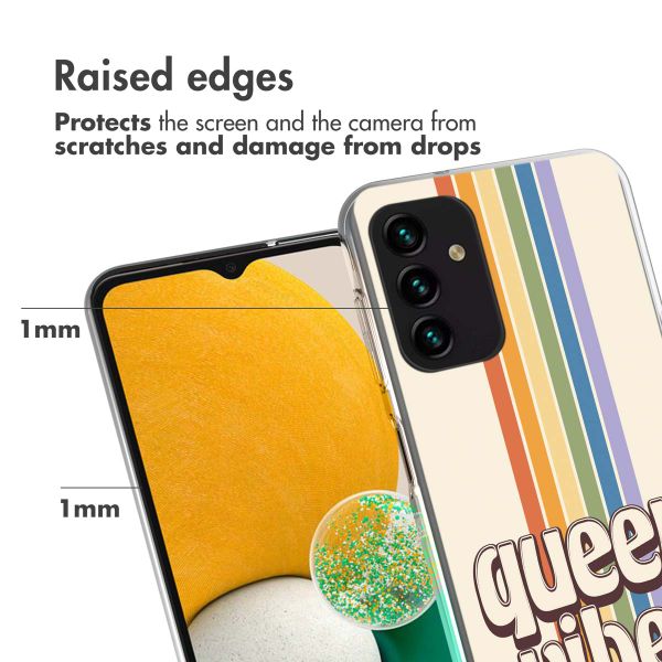 imoshion Design hoesje Samsung Galaxy A13 (5G) / A04s - Rainbow Queer vibes