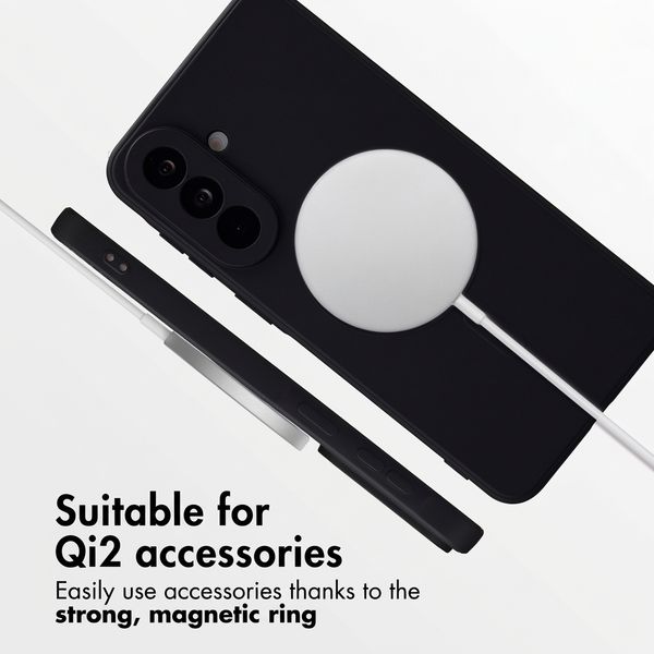 imoshion Colour Back Cover with MagSafe Samsung Galaxy A37 (5G) - Black