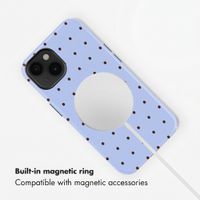Selencia Vivid Back Cover with MagSafe Apple iPhone 14 - Happy Dots Digital Sky