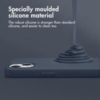 Accezz Liquid Silicone Backcover Google Pixel 9 Pro XL - Donkerblauw