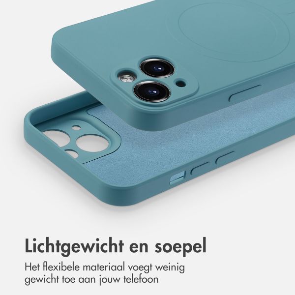 imoshion Color Backcover met MagSafe Apple iPhone 13 - Smoke Green