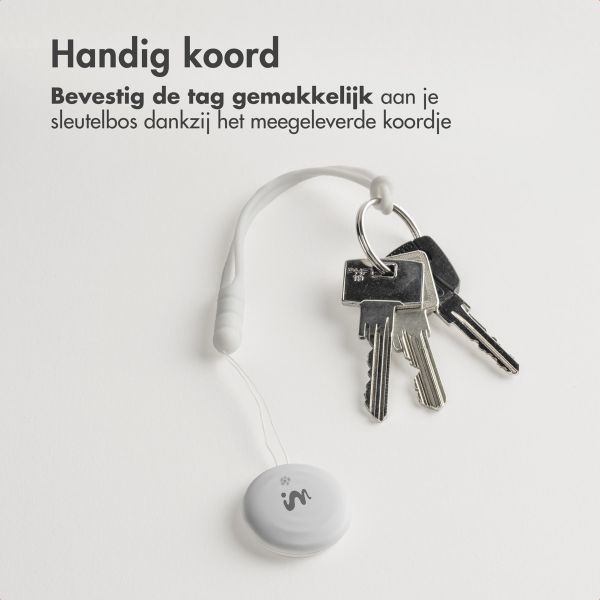 imoshion Wireless Tag - Bluetooth Tracker voor Android - 2 pack - Wit