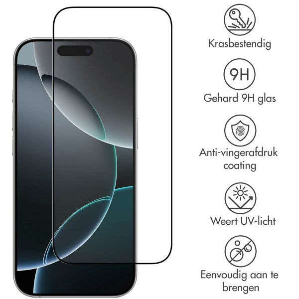 Accezz Gehard Glas Full Cover Screenprotector Apple iPhone Air