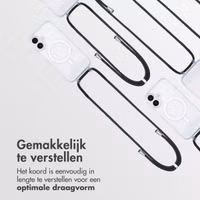 imoshion MagSafe Backcover met afneembaar koord Apple iPhone 16 - Transparant