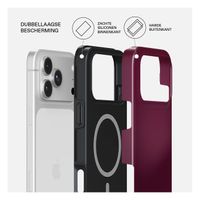 Burga Tough Backcover MagSafe Apple iPhone 18 Pro - Dark Cherry