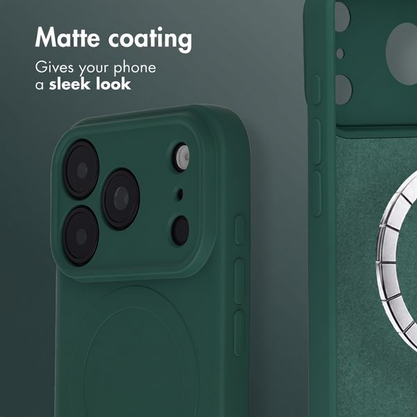 imoshion Colour Back Cover with MagSafe Apple iPhone 18 Pro Max / 17 Pro Max - Dark Green